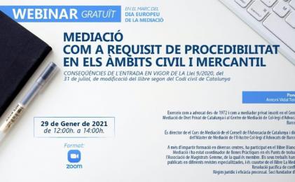 La mediació com a requisit de procedibilitat en els àmbits civil i mercantil