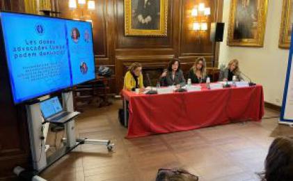 Presentació del canal de denúncies de l’advocacia catalana per casos de discriminació de sexe o gènere