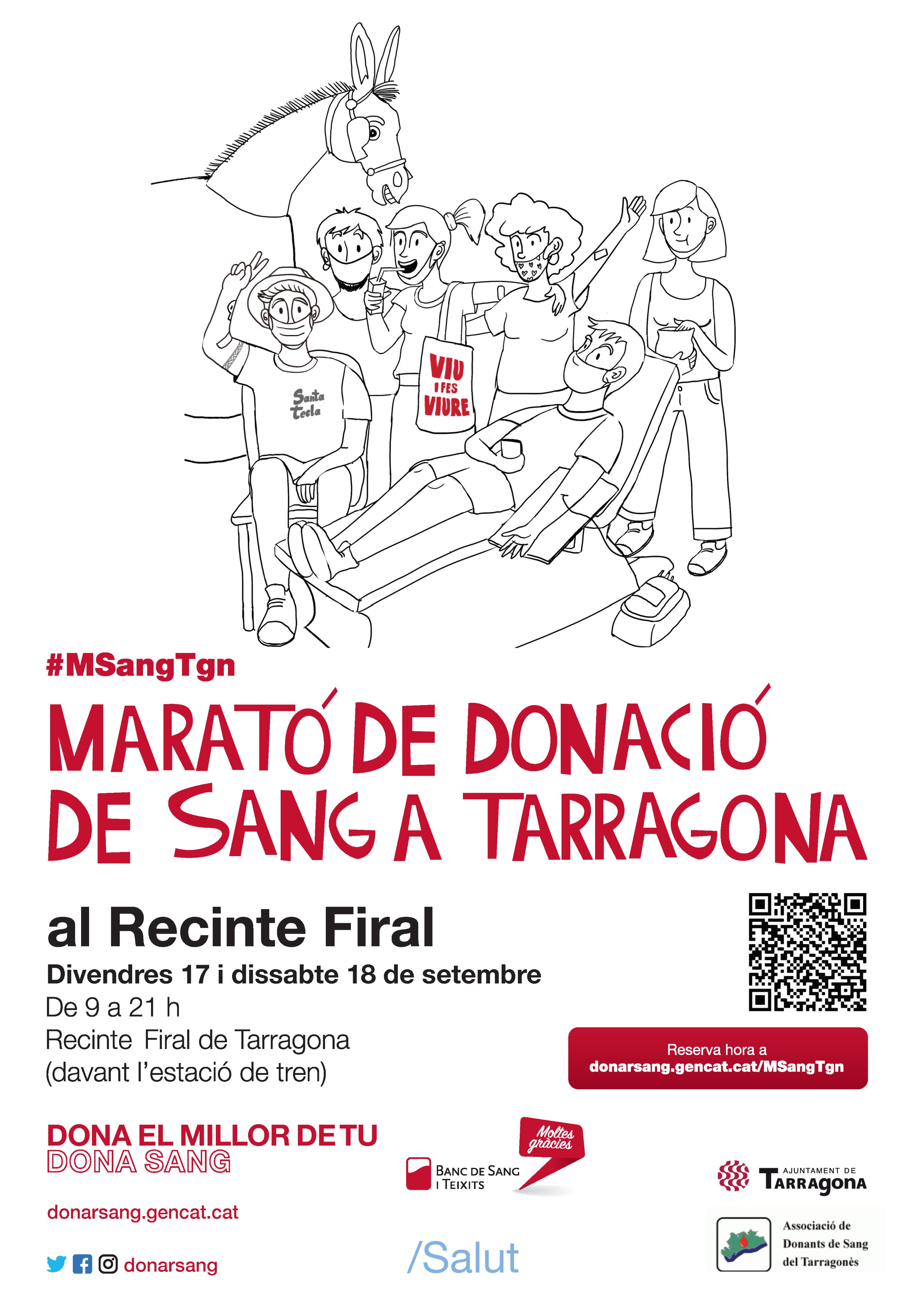 Marató de donació de sang a Tarragona