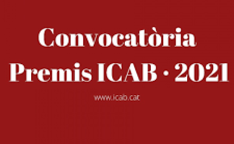 Convocatòria 2021 dels Premis ICAB