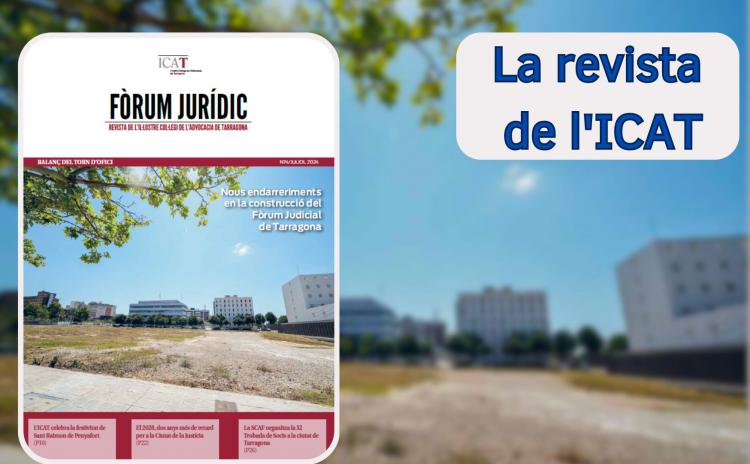 Publicat el nou número de `Fòrum Jurídic`, la revista de l’ICAT