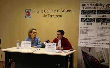 La Creu Roja exposa els resultats de la seva tasca de suport als refugiats a Tarragona a la seu de l’ICAT i el COFT