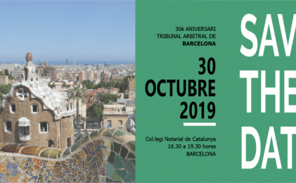 El Tribunal Arbitral de Barcelona celebra el seu 30è aniversari